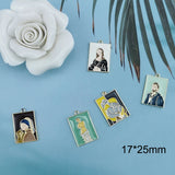 10pcs Enamel Painting Charms for Jewelry Making Earring Pendant Necklace F919