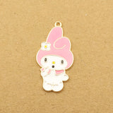 10pcs Enamel Girl Charms 16x32mm for Jewelry Making Earring Pendant Bracelet