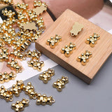 10pcs Mini Bear Charm Pendant for Jewelry Making
