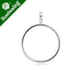 10pcs 18mm Round Bezel Pendant for Resin Jewelry