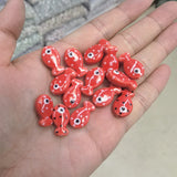 10pcs Fish Shape Ceramic Beads Jewelry Making Spacer DIY Bracelet Necklace
