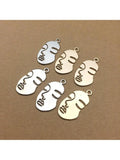 10pcs Human Face Charm for Jewelry Making DIY Craft Material