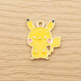 10pcs Cartoon Charm Enamel 19x22mm for Jewelry Making Earring Pendant Necklace