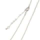 10pcs Stainless Steel Ball Chain Necklace For Glass Locket, 24+2''
