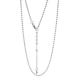 10pcs Stainless Steel Ball Chain Necklace For Glass Locket, 24+2''