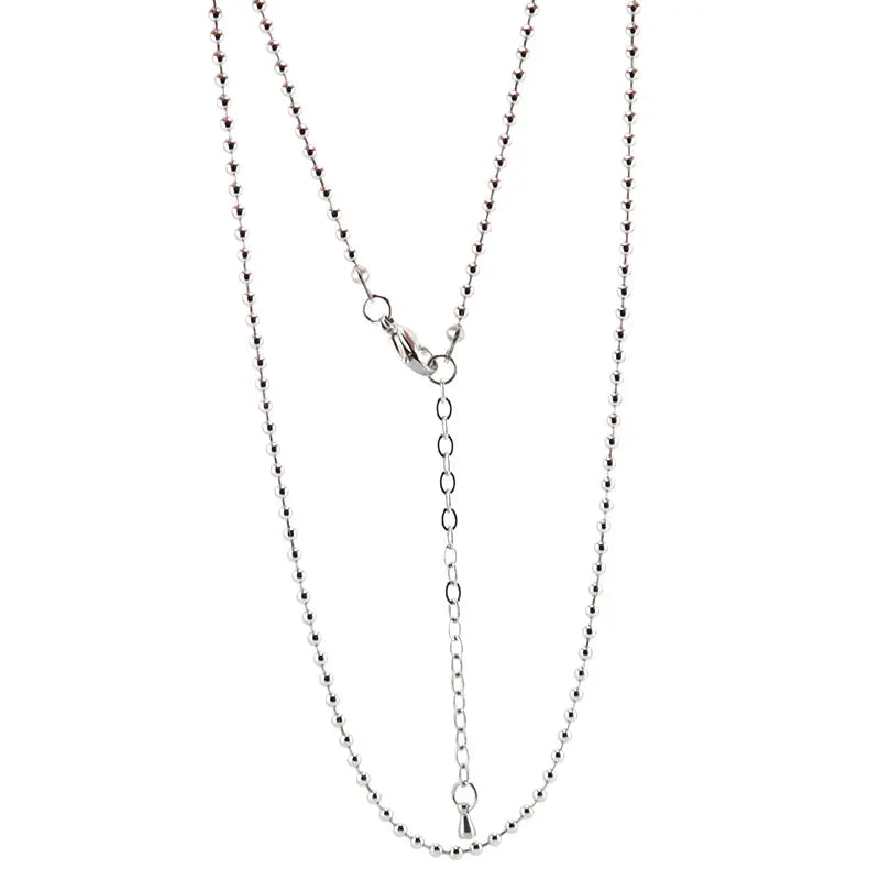 10pcs Stainless Steel Ball Chain Necklace For Glass Locket, 24+2''