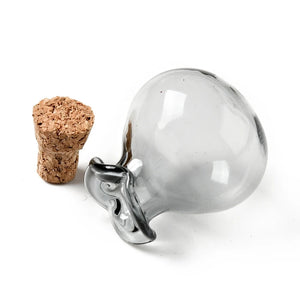 10pcs 2.5cm Lucky Bag Glass Cork Bottles DIY Wishing Vials Pendant Decor