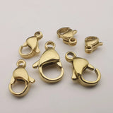 10pcs Stainless Steel Lobster Clasps for Bracelet Necklace, Jewelry Making