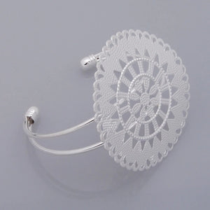 10pcs Metal Bangle Blank Adjustable Bracelet Base Wholesale