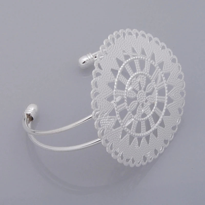 10pcs Metal Bangle Blank Adjustable Bracelet Base Wholesale