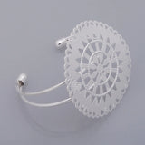 10pcs Metal Bangle Blank Adjustable Bracelet Base Wholesale
