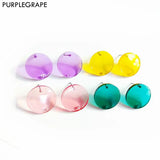 10pcs 20mm Acrylic Ear Needle Jewelry Making Material Jelly