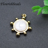 10pcs 20mm Enamel Sun Charms for Jewelry Making Earring Pendant Necklace Craft