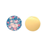 10pcs Colorful Painted Round Flower Pattern Charms Pendant for DIY Accessories