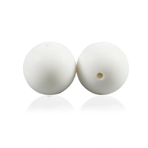 10pcs 20mm Silicone Teething Beads BPA-Free DIY Toy