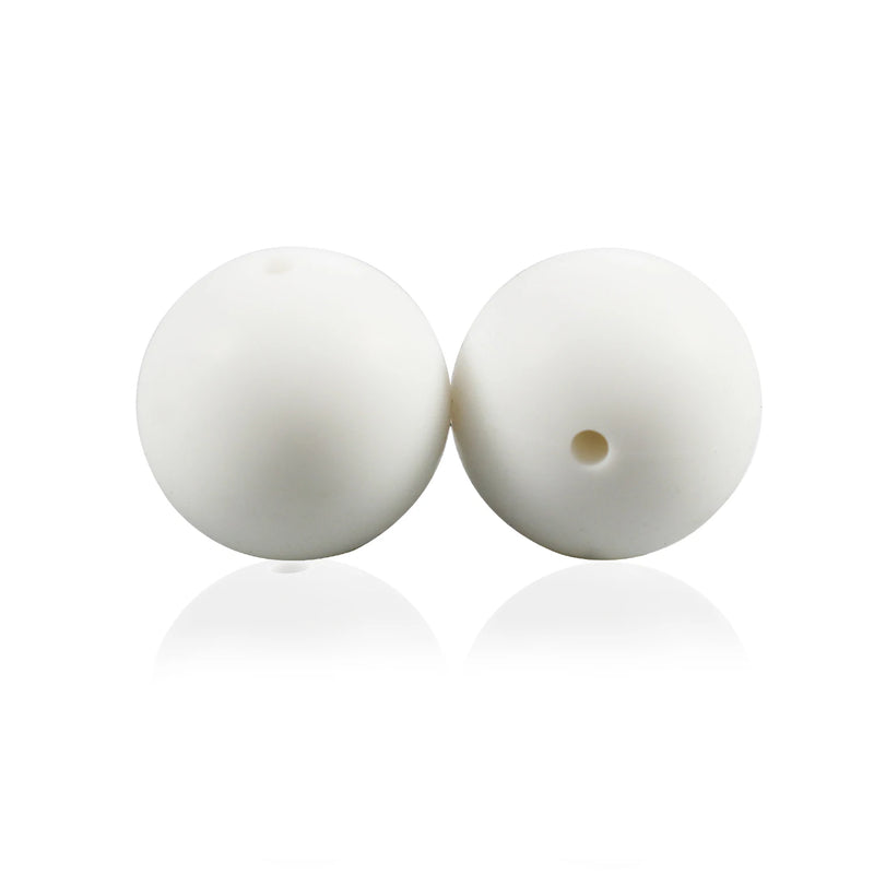 10pcs 20mm Silicone Teething Beads BPA-Free DIY Toy