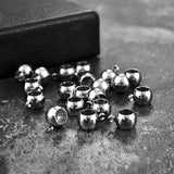 Stainless Steel Beads Bails Pendants Conector DIY Jewelry Making