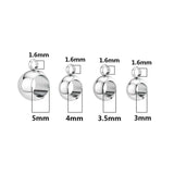 Stainless Steel Beads Bails Pendants Conector DIY Jewelry Making