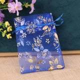 Bauhinia Foil Stamping Organza Gift Bag Wedding Party Pouches