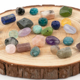 Mixed Natural Stone Beads for Jewelry Making Bulk Lot