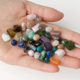 Mixed Natural Stone Beads for Jewelry Making Bulk Lot