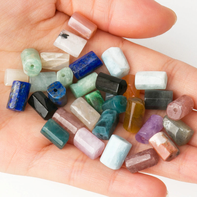 Mixed Natural Stone Beads for Jewelry Making Bulk Lot