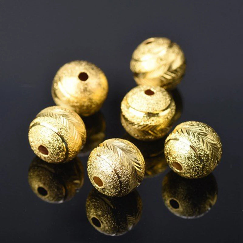 10/20pcs 8mm 10mm Hollow Matte Plated Brass Arrows Loose Beads