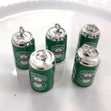 10pcs 20x12mm Plastic Pop Can Wine Bottle Earring Charms DIY Mini Crafts