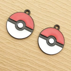 10pcs Enamel Cartoon Charms Jewelry Making Earring Bracelet Necklace Diy