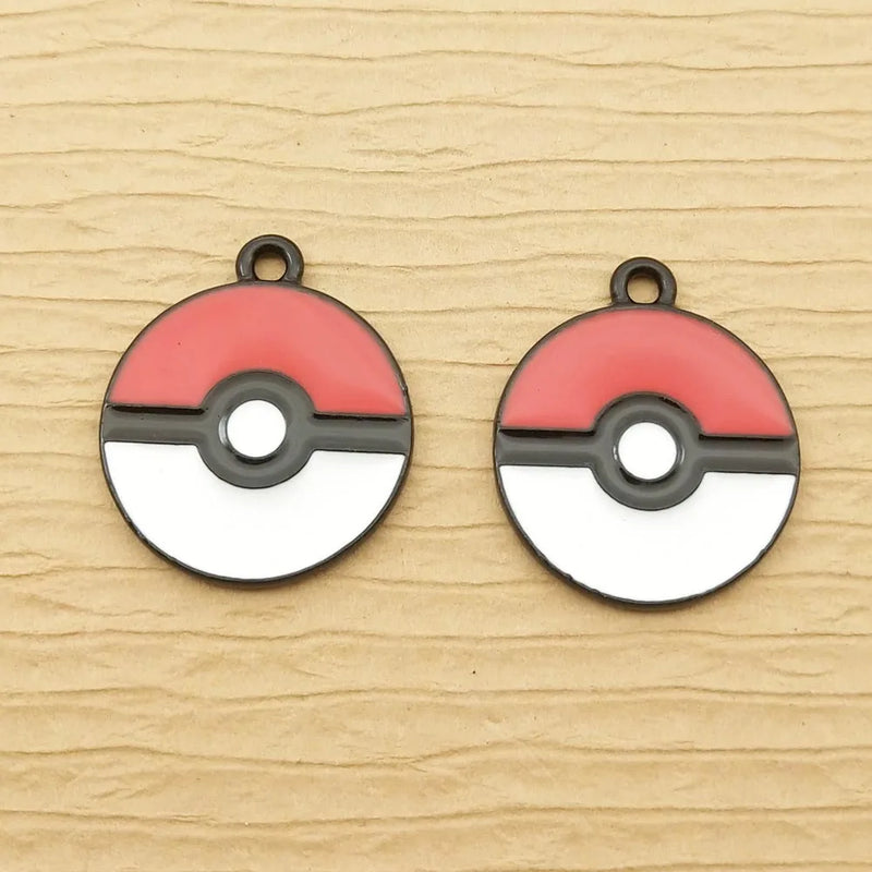 10pcs Enamel Cartoon Charms Jewelry Making Earring Bracelet Necklace Diy