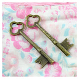 10pcs 22*76MM Antique Bronze Plated Key Charms Pendant DIY Bracelet Necklace