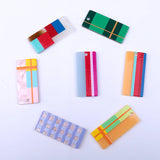 10pcs Lines Print Rectangle Pendant Charms DIY Jewelry Making