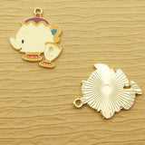 10pcs Elephant Charm for Jewelry Making Earring Bracelet Necklace