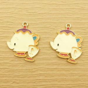 10pcs Elephant Charm for Jewelry Making Earring Bracelet Necklace