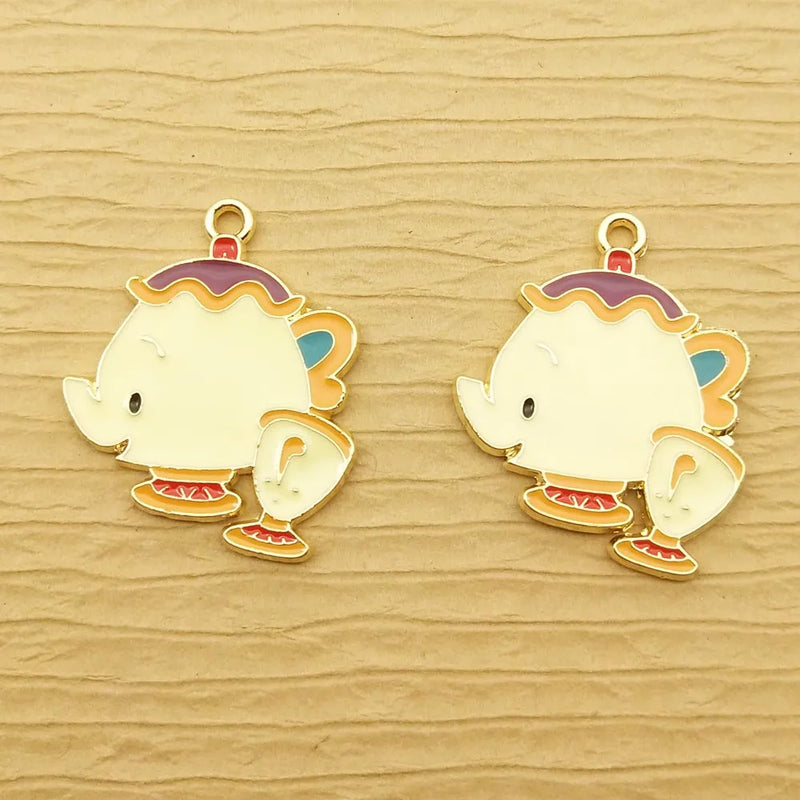 10pcs Elephant Charm for Jewelry Making Earring Bracelet Necklace