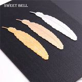 10pcs Copper Feather Plumage Charms Pendants for DIY Jewelry Making