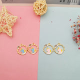 10pcs Rainbow Unicorn Enamel Charms for DIY Jewelry