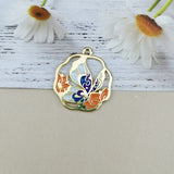 10pcs Colorful Butterfly Charm Pendant DIY Jewelry Making Craft Accessories