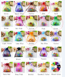 10pcs 23 Colors Organza Jewelry Packaging Bag Drawstring Pouches