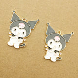 10pcs Enamel Cartoon Charm for Jewelry Earring Pendant Bracelet DIY Crafts