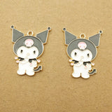 10pcs Enamel Cartoon Charm for Jewelry Earring Pendant Bracelet DIY Crafts