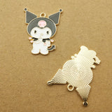 10pcs Enamel Cartoon Charm for Jewelry Earring Pendant Bracelet DIY Crafts