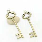10pcs Alloy Key Charms Jewelry Pendants DIY Jewelry Making D1094