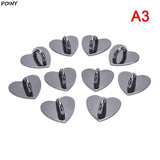 10pcs 25mm Metal Heart O&D Ring Side Clip Buckle Hook DIY Hardware Accessory