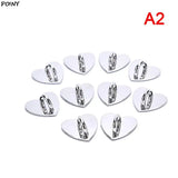 10pcs 25mm Metal Heart O&D Ring Side Clip Buckle Hook DIY Hardware Accessory
