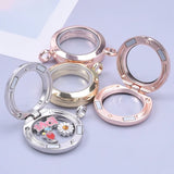 10pcs 25mm Glass Floating Charm Locket Alloy Pendant Jewelry Making