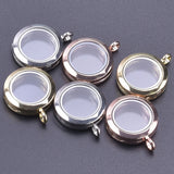 10pcs 25mm Glass Floating Charm Locket Alloy Pendant Jewelry Making