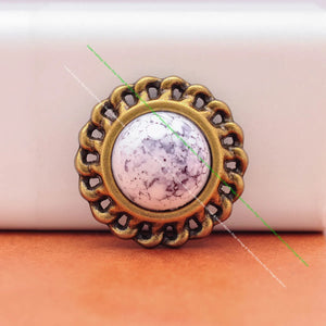 10pcs 25mm Solid Brass Round Chain Side Leathercraft Belt Wallet Accessories