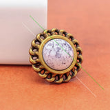 10pcs 25mm Solid Brass Round Chain Side Leathercraft Belt Wallet Accessories