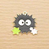 10pcs Enamel Cartoon Charms for Jewelry Making DIY Craft Supplies